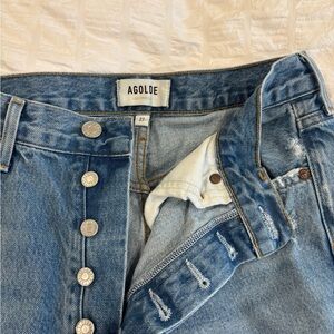 AGOLDE Blue Denim Jeans